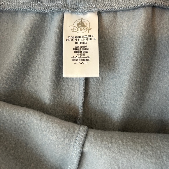 Disney Mickey Mouse Quilted Baby Blue Sweatpants Jogger Women’s XL - Picture 4 of 5